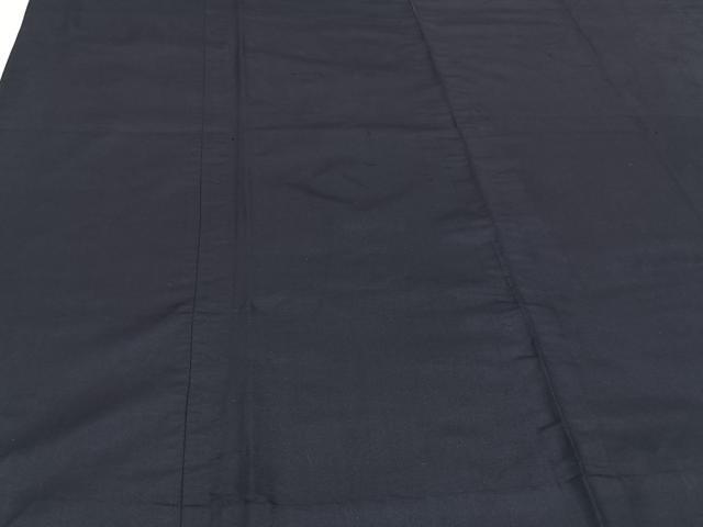 平和屋着物▽道行コート　雨コート　　鉄紺色　ロング丈　正絹　逸品　CAAV5687id 平和屋着物▽道行コート 雨コート 鉄紺色 ロング丈 正絹 逸品