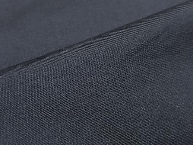 平和屋着物▽道行コート 雨コート 鉄紺色 ロング丈 正絹 逸品