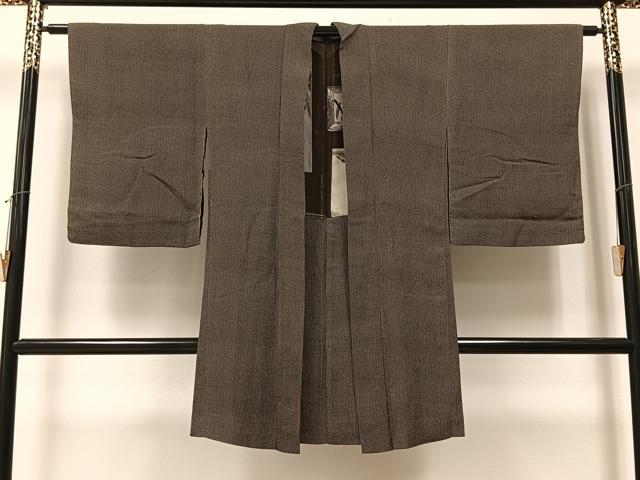 平和屋着物＃長羽織　紋付き　吉祥文　正絹　逸品　CAAV5780id