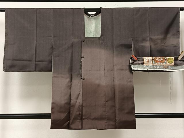 平和屋着物▽道行コート　単衣　霞文　ロング丈　正絹　逸品　CAAT5971id 平和屋着物▽道行コート 単衣 霞文 ロング丈 正絹 逸品 CAAT5971id 平和