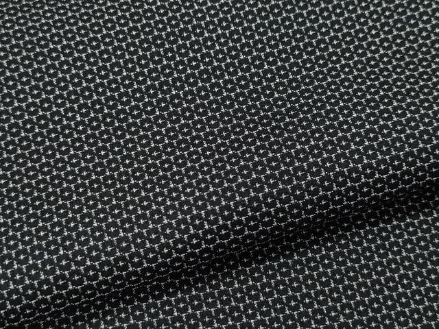 平和屋着物○男性 紬 アンサンブル 100亀甲 正絹 逸品 未使用 CAAV6427vf 