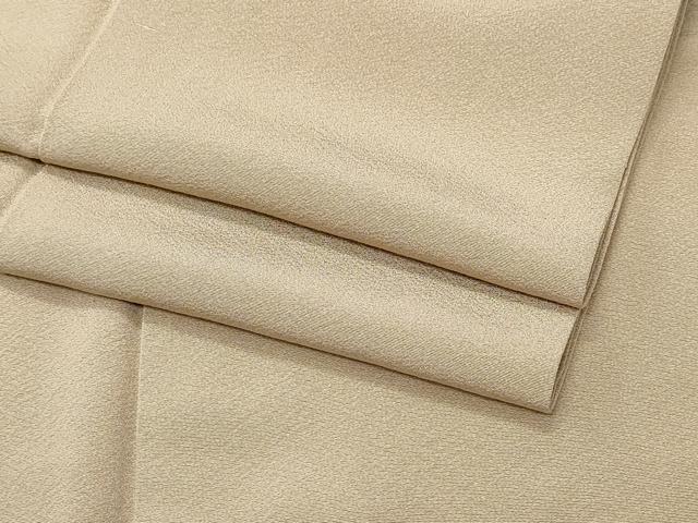 平和屋着物●上質な色無地　赤白橡色　正絹　逸品　CAAV6451vf