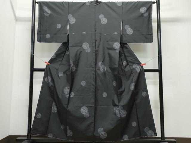 平和屋着物●本場大島紬　地空き　毬　さが美扱い　正絹　逸品　未使用　CAAV6502vf 平和屋着物○本場大島紬 地空き 毬 さが美扱い 正絹 逸品 未使用