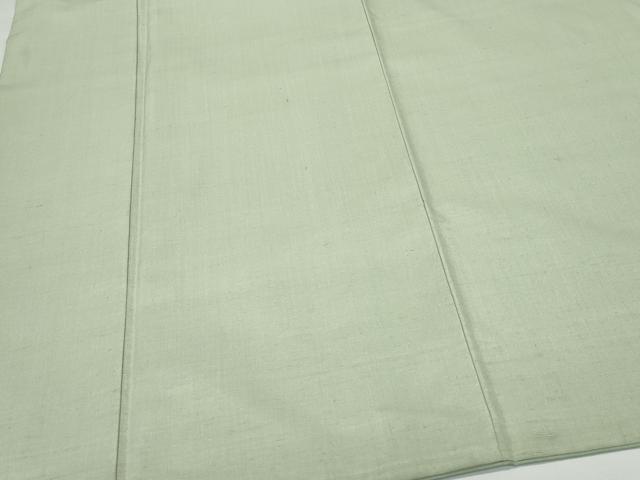 平和屋着物○結城紬 色無地 利休色 正絹 逸品 CAAV6511vf