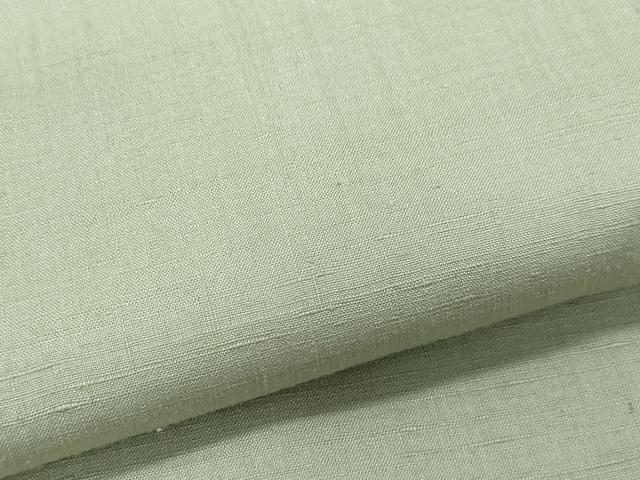 平和屋着物○結城紬 色無地 利休色 正絹 逸品 CAAV6511vf