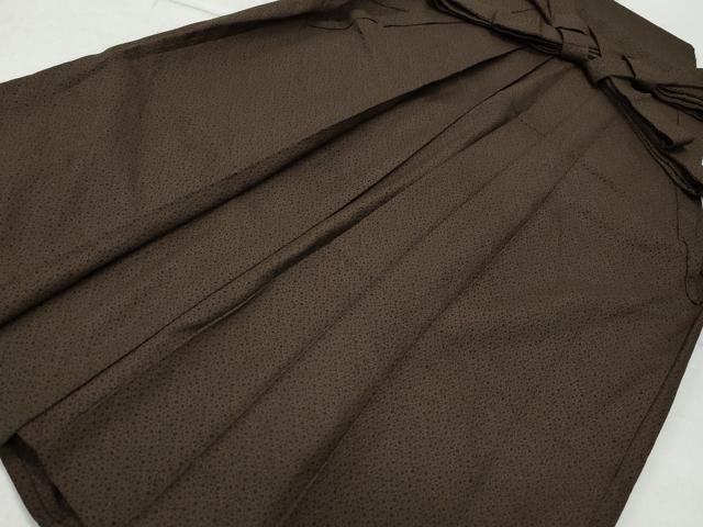 平和屋着物●男性　馬乗り袴　霞文　正絹　逸品　CAAV6518vf