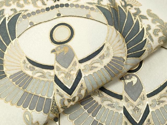 平和屋着物●螺鈿工芸作家　佐野正喜　色留袖　吉祥花鳥文　金彩　正絹　逸品　CAAV6537vf 平和屋着物○螺鈿工芸作家 佐野正喜 色留袖 吉祥花鳥文 金彩 正絹 逸品