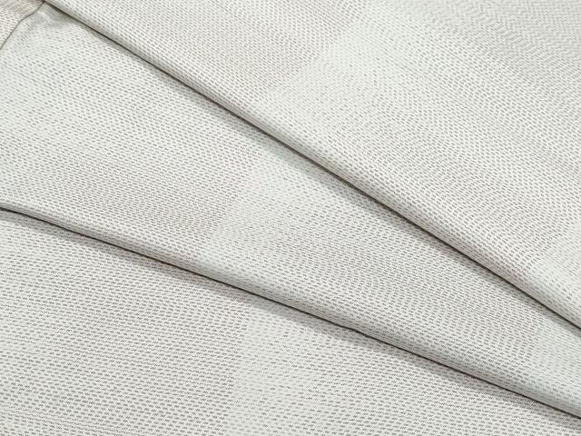 平和屋着物●本場大島紬　白大島　霞文　正絹　逸品　CAAV6550vf