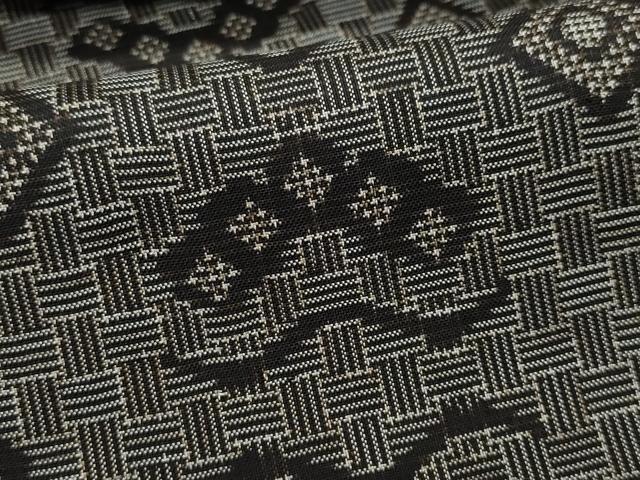 平和屋着物○本場大島紬 龍郷絣 正絹 逸品 CAAV6551vf