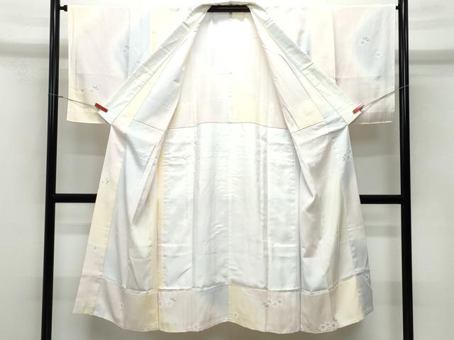 平和屋着物○長襦袢 無双仕立て 舞花文 暈し染め 正絹 逸品 CAAV6582vf