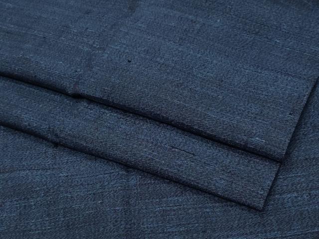 平和屋着物●男性　結城紬　杢　キングサイズ　正絹　逸品　CAAV6602vf