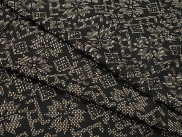 平和屋着物●本場大島紬　7マルキ　吉祥花文　正絹　逸品　CAAV6663vf