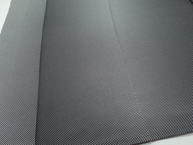 平和屋着物○極上 小紋 水玉 黒地 正絹 逸品 CAAV6705vf