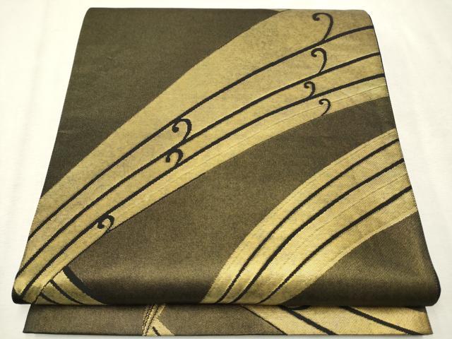 平和屋着物●澤屋重兵衛　六通柄袋帯　吉祥文　金糸　引箔　正絹　逸品　CAAV7077hy