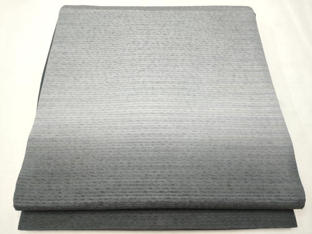 平和屋着物●太鼓柄袋帯　紬地　霞文　さが美扱い　正絹　逸品　CAAV7107hy