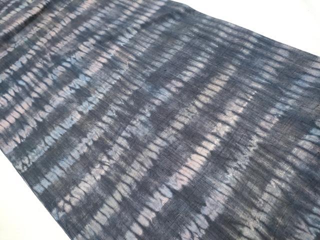 平和屋着物○菅原工房 菅原結作 漢方染紬 全通柄袋帯