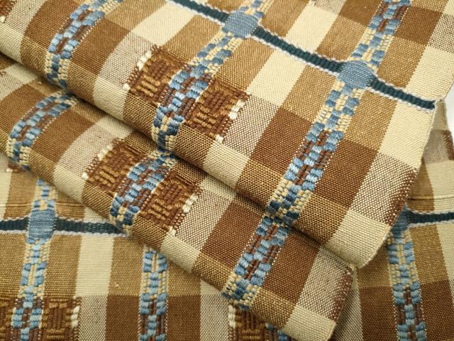 平和屋着物○八寸名古屋帯 吉野間道 綿 逸品 CAAV7147hy