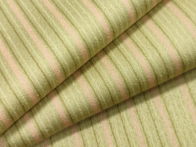 平和屋着物▽小紋　単衣　縞　洗える着物　CAAV8867gh