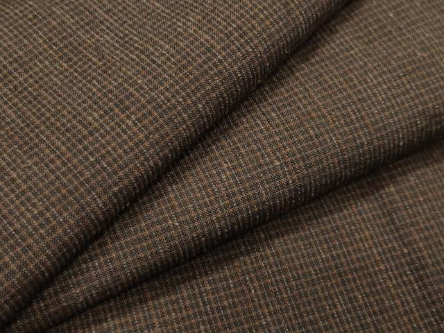 平和屋着物▽男性　紬　単衣　格子柄　正絹　逸品　CAAV8971gh