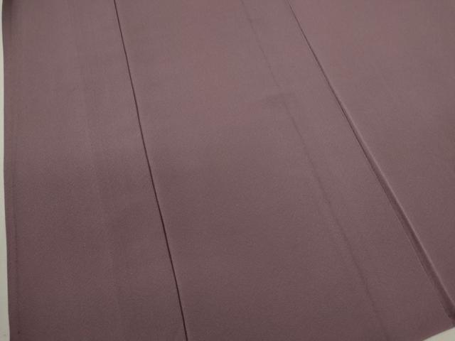 平和屋着物▽上質な色無地 単衣 岩井茶色 正絹 逸品 未使用