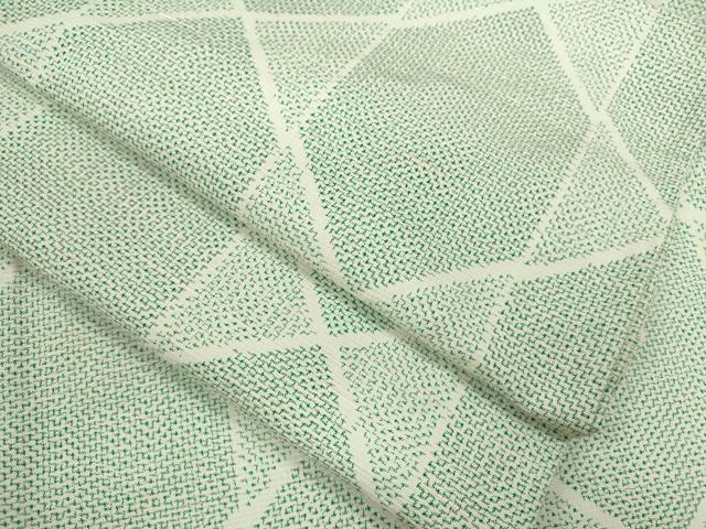 平和屋着物▽上質な紬　単衣　吉祥文　正絹　逸品　CAAV9417ze