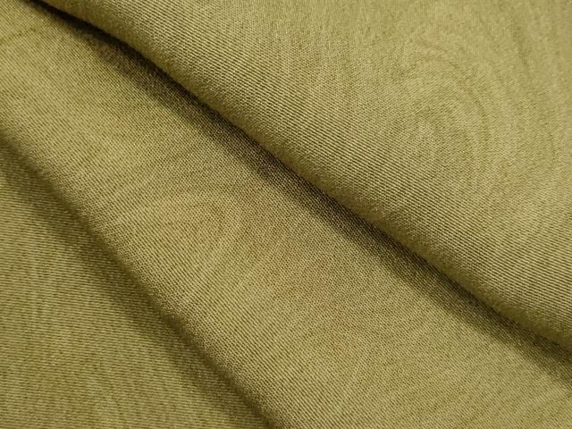 平和屋着物▽上質な小紋　単衣　墨流し文様　正絹　逸品　CAAV9519ze