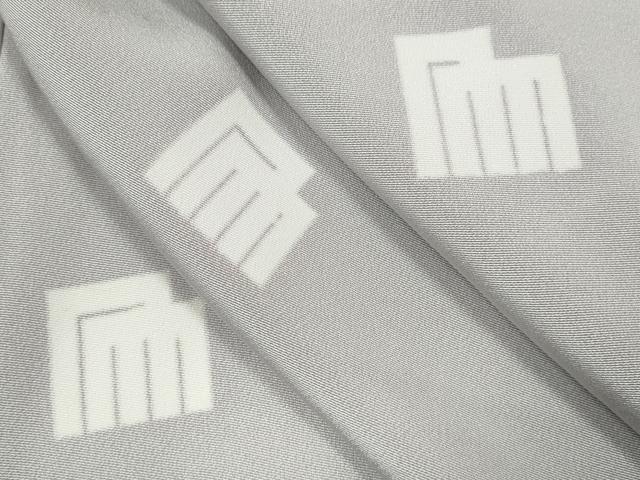 平和屋着物▽上質な小紋　単衣　源氏香　正絹　逸品　CAAV9520ze