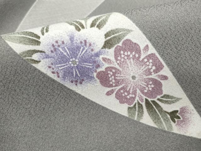 平和屋着物▽小紋　単衣　七宝花文　洗える着物　CAAV9538ze 平和屋着物▽小紋 単衣 七宝花文 洗える着物 CAAV9538ze