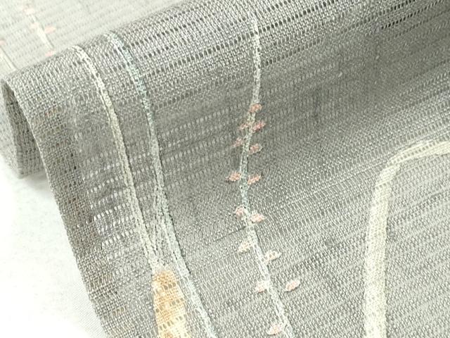 平和屋着物＊夏物 訪問着 絽紬地 手描き 水辺風景文 正絹 逸品