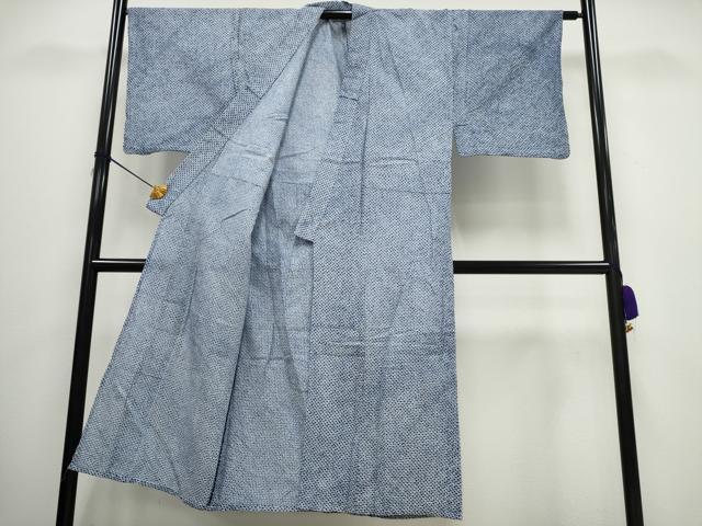 平和屋着物∴夏物　男性　浴衣　有松鳴海絞り　三浦絞り　綿　逸品　CAAW0969ng_2