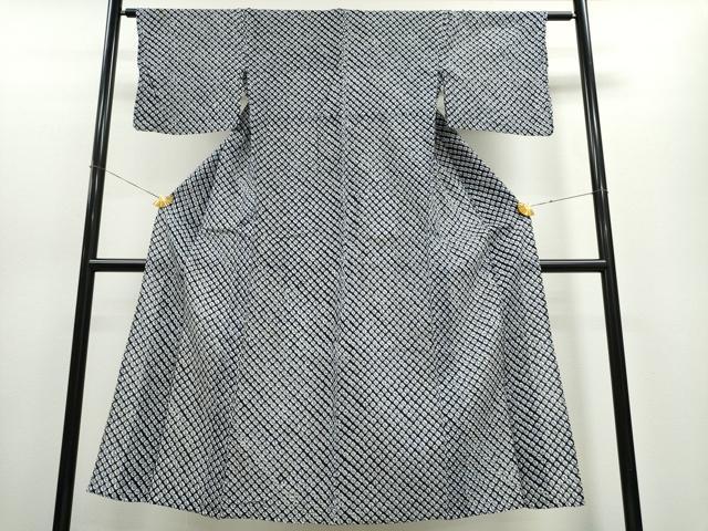平和屋着物∴夏物　浴衣　有松鳴海絞り　蜘蛛絞り　綿　逸品　CAAW1007ng 平和屋着物∴夏物 浴衣 有松鳴海絞り 蜘蛛絞り 綿 逸品 CAAW1007ng