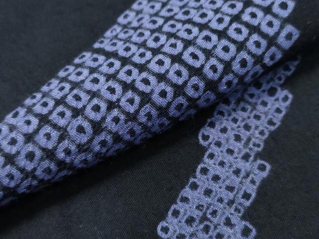 平和屋着物∴夏物 浴衣 有松鳴海絞り 斜線文 綿 逸品 CAAW1078ng