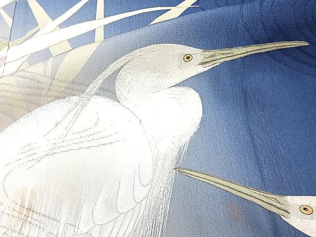 平和屋着物▽訪問着　単衣　刺繍　鷺沼　金彩　正絹　逸品　CAAW1256xi_6