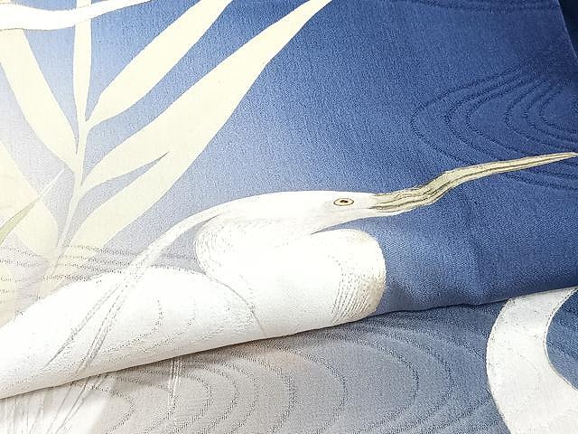 平和屋着物▽訪問着　単衣　刺繍　鷺沼　金彩　正絹　逸品　CAAW1256xi_5