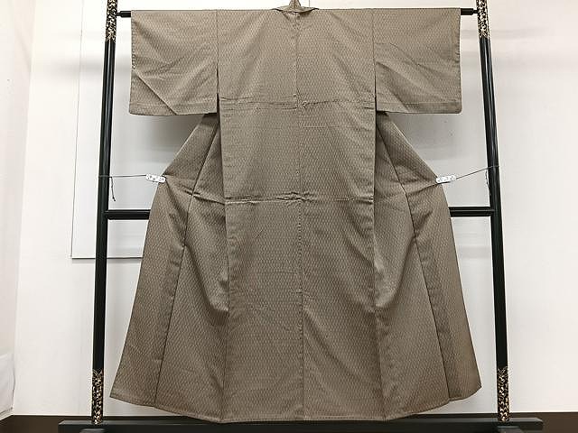 平和屋着物▽小紋　単衣　幾何学文　CAAW1334xi 平和屋着物▽小紋 単衣 幾何学文 CAAW1334xi