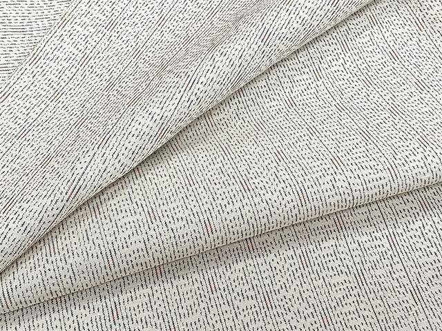 平和屋着物▽上質な紬　単衣　麻の葉文　正絹　逸品　CAAW1348xi