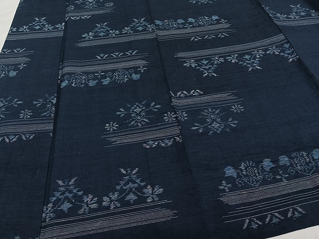 平和屋着物▽上質な紬 　単衣　 霞文　上代41万円　反端付き　正絹　逸品　未使用　DAAS0776az 平和屋着物▽上質な紬 単衣 霞文 上代41万円 反