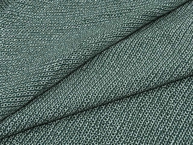 平和屋着物▽上質な小紋　単衣　鹿の子文　正絹　逸品　CAAW1553xi