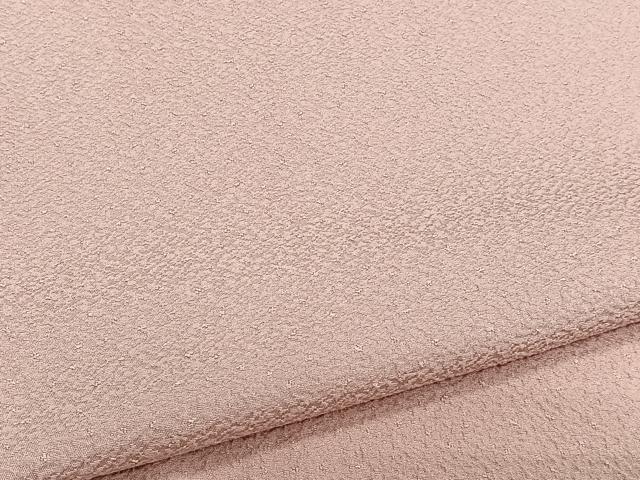 平和屋着物▽上質な紬 単衣 色無地 水柿色 正絹 逸品 未