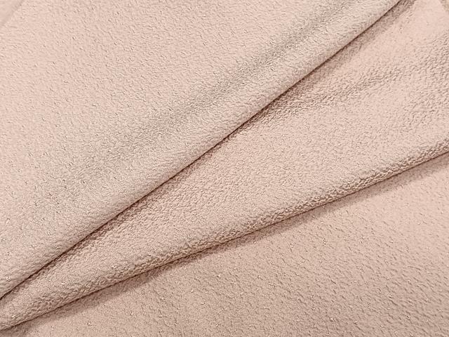 平和屋着物▽上質な色無地　単衣　水柿色　正絹　逸品　CAAW1564xi