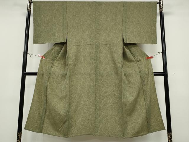 平和屋着物▽男性　江戸小紋　単衣　稲束ね小紋柄　正絹　逸品　CAAW2814ut 平和屋着物▽男性 江戸小紋 単衣 稲束ね小紋柄 正絹 逸品 CAAW2814ut