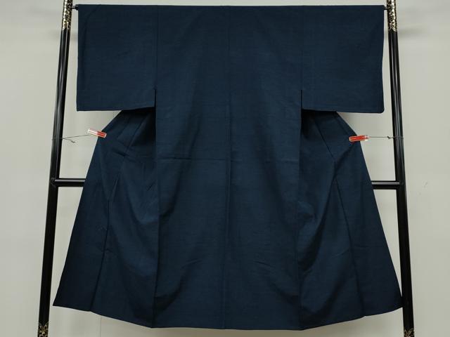 平和屋着物▽男性　紬　単衣　霞文　正絹　逸品　CAAW2820ut_1