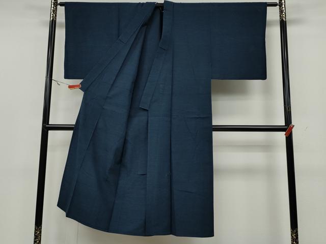平和屋着物▽男性　紬　単衣　霞文　正絹　逸品　CAAW2820ut_2