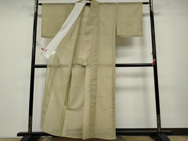 平和屋着物＊夏物　訪問着　絽　手描き　メダカ　CAAW3131ut_1