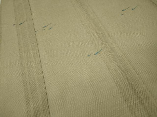 平和屋着物＊夏物　訪問着　絽　手描き　メダカ　CAAW3131ut_3
