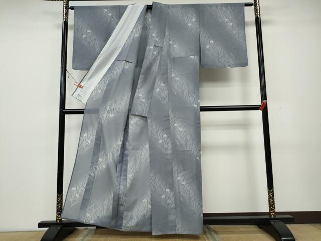 平和屋着物＊夏物　小紋　絽　草花文　暈し染め　やまと誂製　洗える着物　CAAW3134ut_2