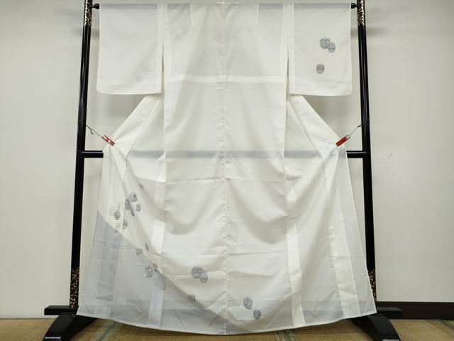 平和屋着物＊夏物　訪問着　絽　陶器花文　洗える着物　CAAW3144ut