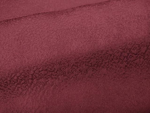 平和屋着物○上質な色無地 草花地紋 中紅色 正絹 逸品 未使用 CAAW3152ut