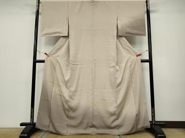 平和屋着物●訪問着　紬地　霞文　金銀彩　正絹　逸品　CAAW3180ut