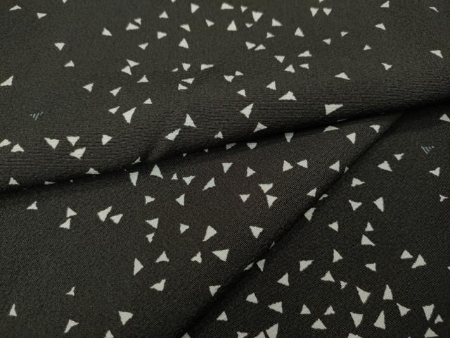 平和屋着物●上質な小紋　鱗文　正絹　逸品　CAAW3189ut